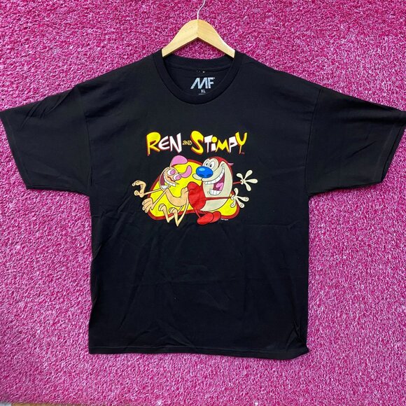 Ren and Stimpy Butt Buddy Animated Series Nickelodeon Tee XL - Picture 1 of 4